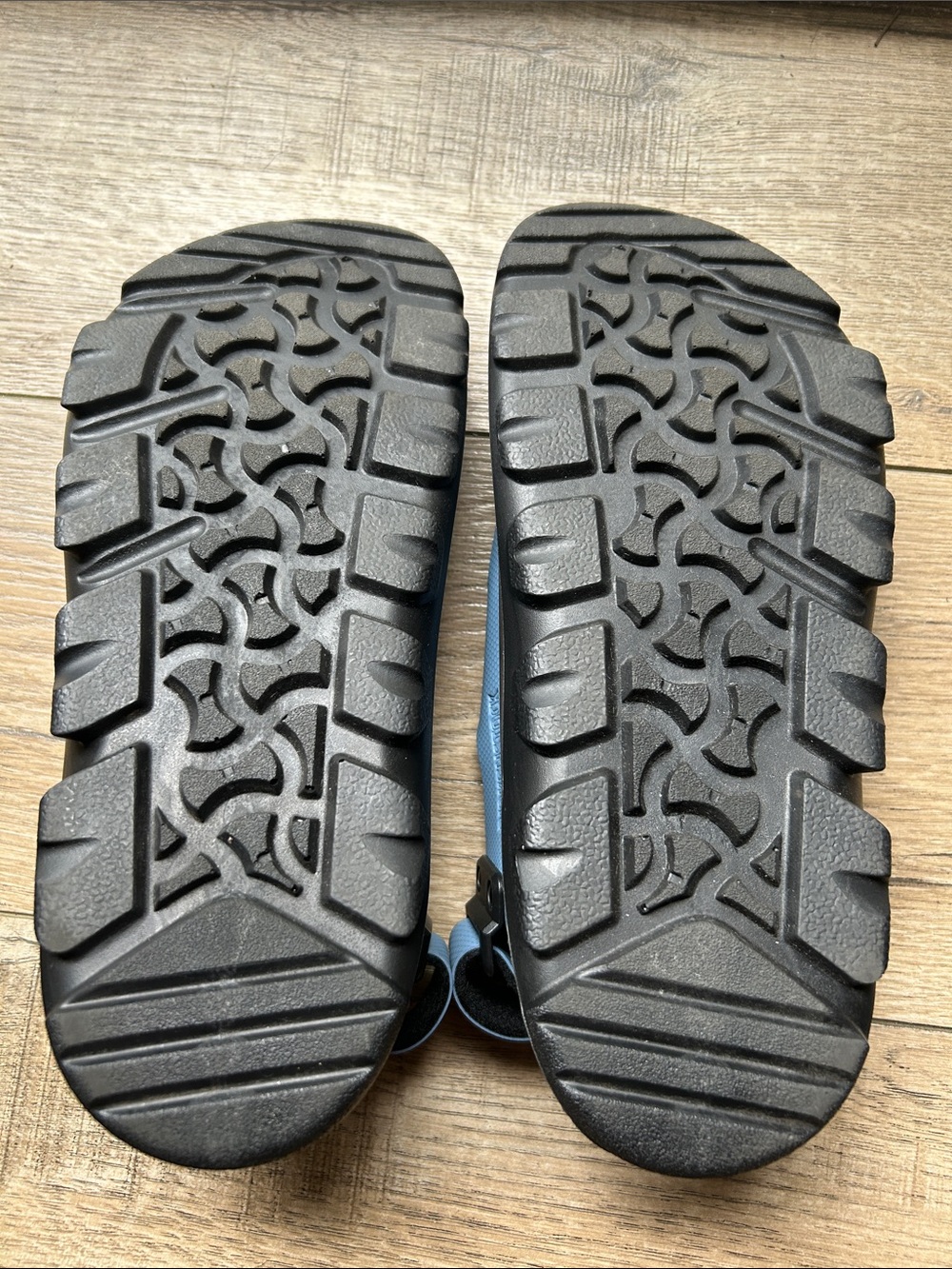 Birkenstock Blue and Black Two-Strap Sandals - Picture 6 of 8